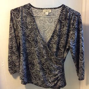 Coldwater Creek 3/4 sleeve blouse S